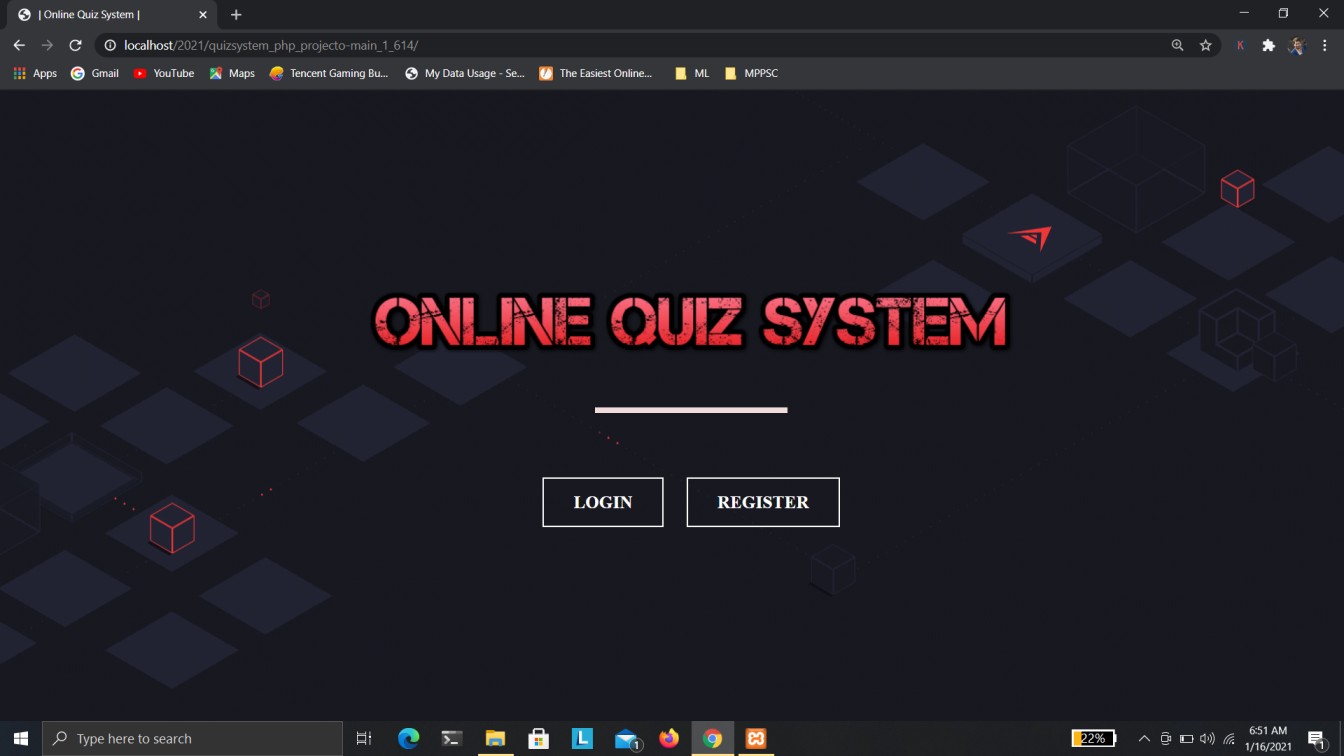 Quiz Project in Php with Source code